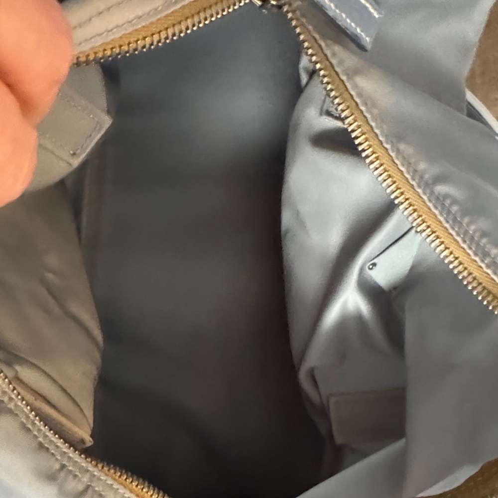 Prada Gray Nylon Tote with Dual Top Handles - Picture 4 of 4